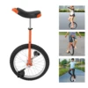 22241-a615bd.jpg Orange Outdoor Exercise Unicycle Single Wheel Bike with Adjustable Height Comfortable Seat And Knurled Seatpost for Fitness Riding