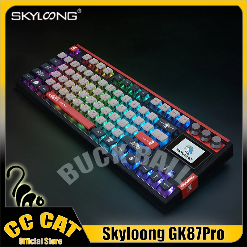 

Skyloong Gk87pro Mechanical Keyboard Wireless Bluetooth 3 Mode 87keys Rgb Backlit Gasket Hot Swap Office Keyboards For Pc Laptop