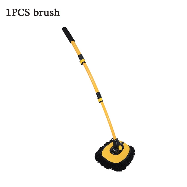 2022 New Car Cleaning Brush Car Wash Brush Telescoping Long Handle Cleaning Mop Chenille Broom Auto Accessories 1PCS brush