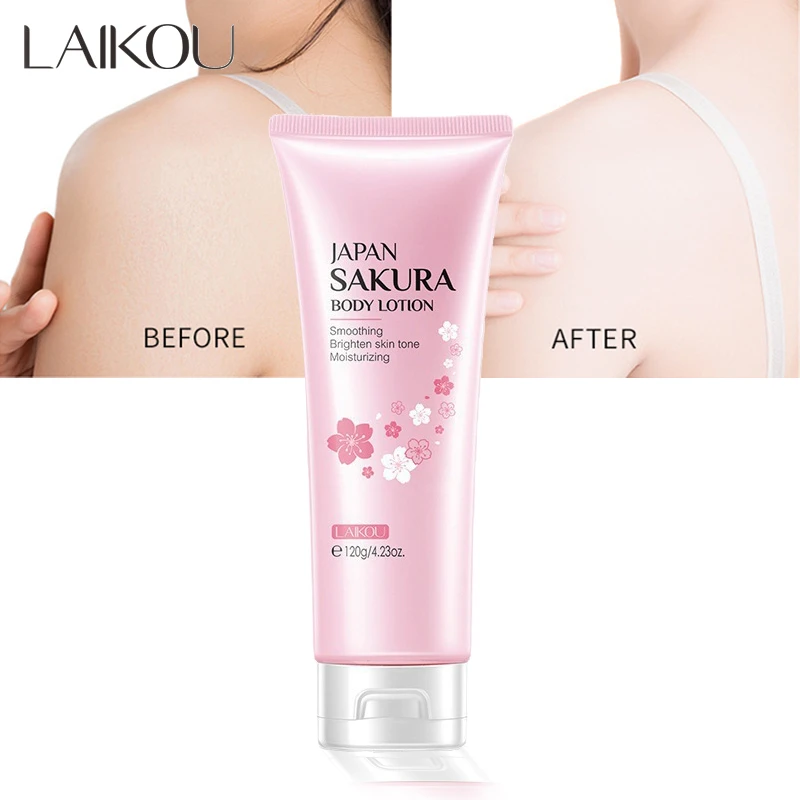 Laikou Japan Sakura Body Lotion Cherry Essence Moisturizing Nourishing Whitening Hydrating Repairing Dry Skin Body Cream - Body Creams - AliExpress