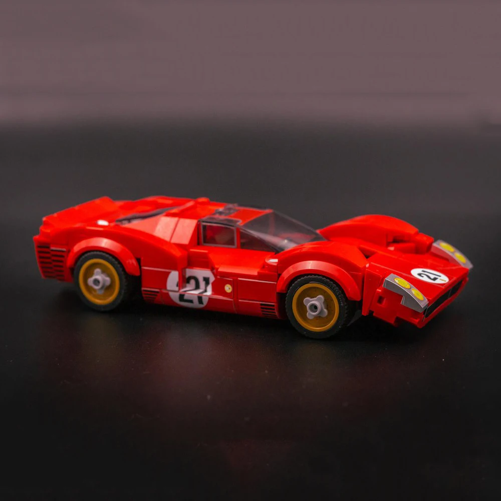Creative Garage MOC Champion Series 330 P3 Racing GT40 Sportwagen-Bausteine, Montagespielzeug, Ziegelsteine, Geburtstagsgeschenke für Kinder – Detail 4