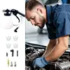 Brake Fluid Flush Kit 1L Manual Vacuum Fluid Pump Set Pneumatic Brake Bleeder Professional Brake Flush Machine Clutch Bleeder 3