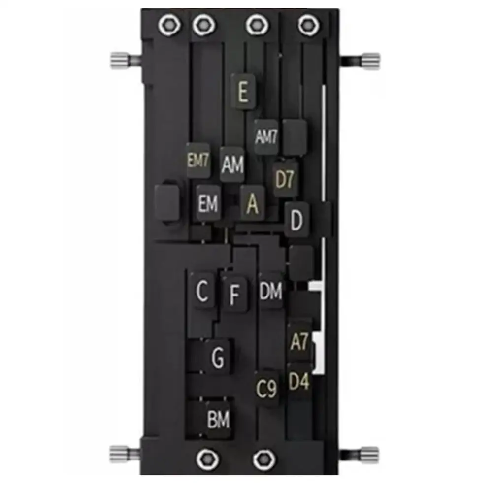 Guitar Chord Presser Essential Learning Tool For Guitar Beginners Starters Chord Helper One Key Tuner 18 Buttons