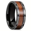91982-1f026a.jpg Bagues en titane et acier pour hommes, couleur violette, incrustation de coquille d'ormeau colorée, anneaux en acier inoxydable pour hommes, bijoux de mariage