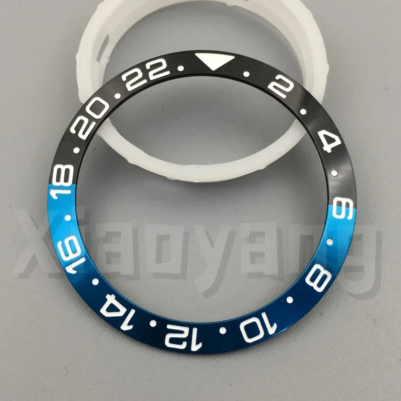 Black Yellow Ceramic Slope Bezel Insert