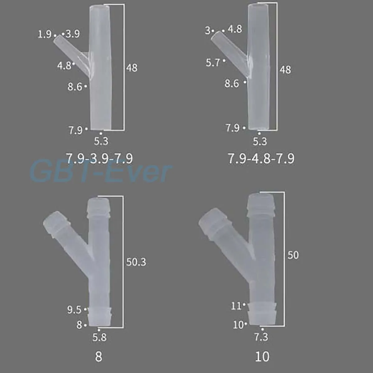 Рисунок 6 - косые тройные фитинги косый Y-образный