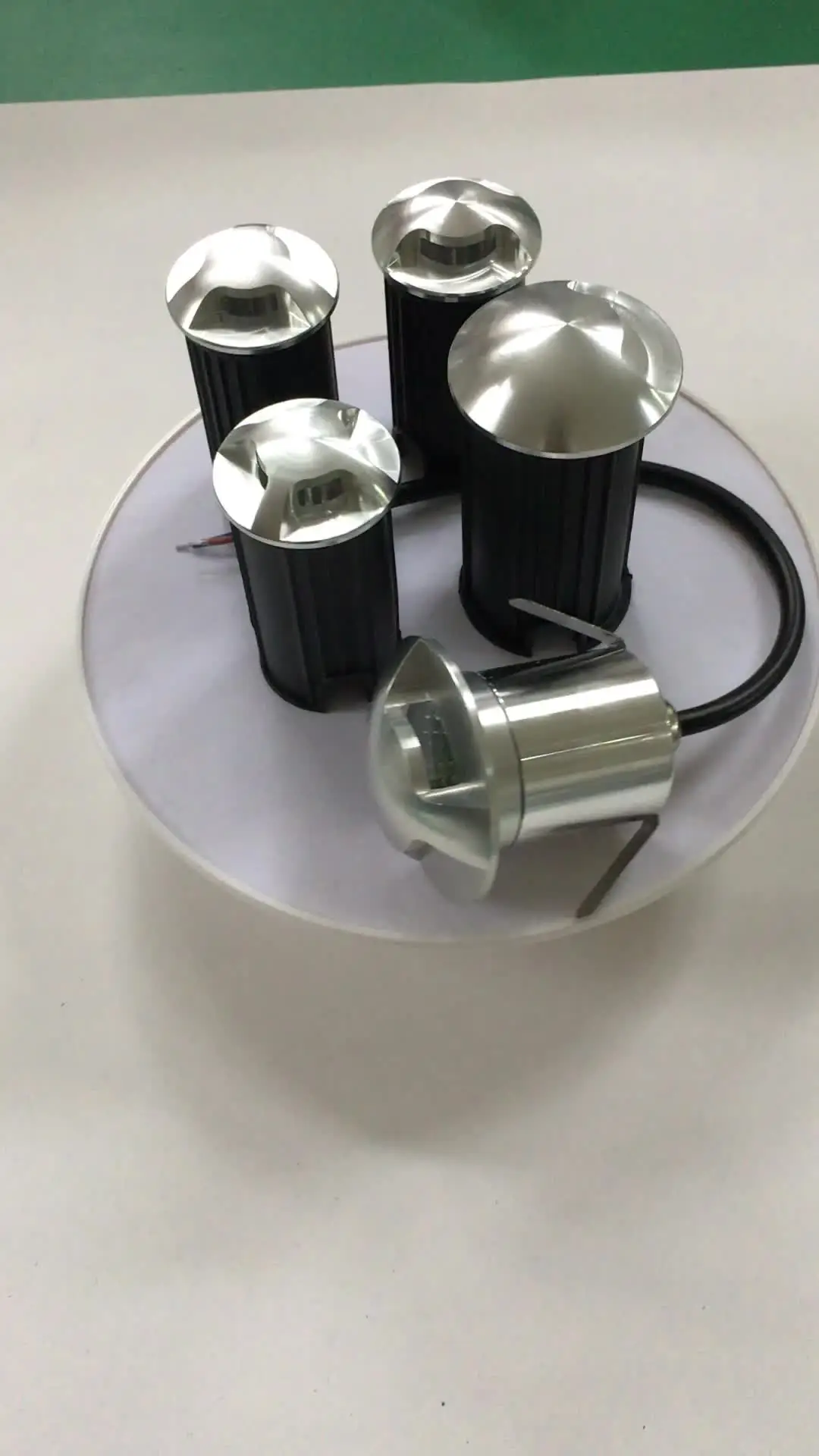 10pcs wasserdicht 1w 3w 5w führte Garten AC85-265V Außen einbau Deck Licht unterirdische Lampe Bürgersteig Beleuchtung dc12v begraben