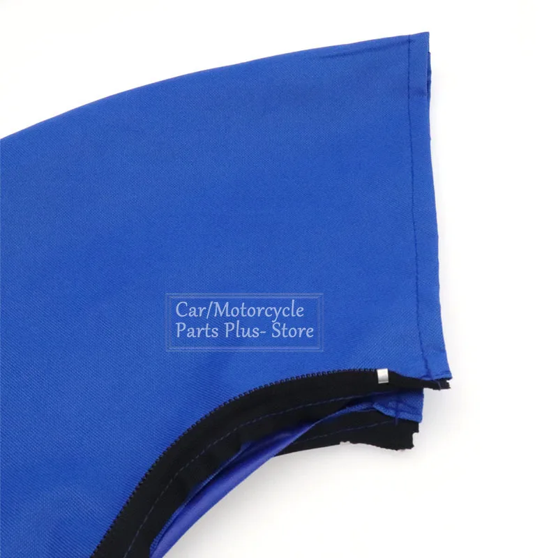 Boat Cover 600D 3 Bow Bimini Top Boot No Frame Waterproof with Zipper Anti UV Dustproof Marine Accessories