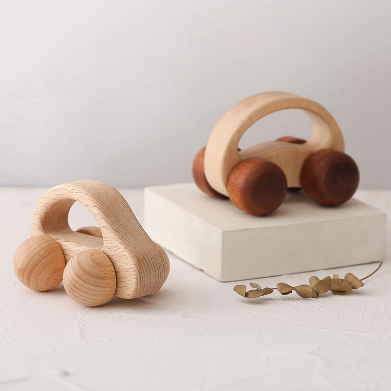 

Wood Push Car For Toddler Baby Grip Toy Car Gifts For Boys And Girls,Push And Pull Toy Car