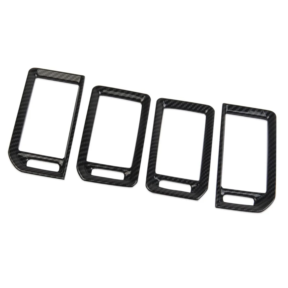 

For Nissan Frontier 2022-2024 Center Console Air Outlet Vent Cover Trim Interior Accessories ,ABS Carbon Fiber
