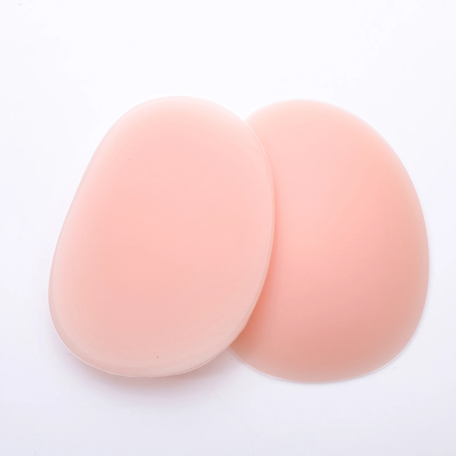 1 Pair Thin/Thick Buttocks Enhancers Inserts Silicone Butt Lifter Pads Oval Body Shaper Non-Adhesive Removable Hip Up Pads