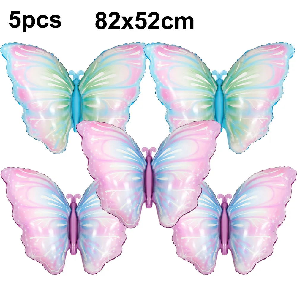 Colorful Butterfly Foil Balloon Set - Party & Event Decorations
