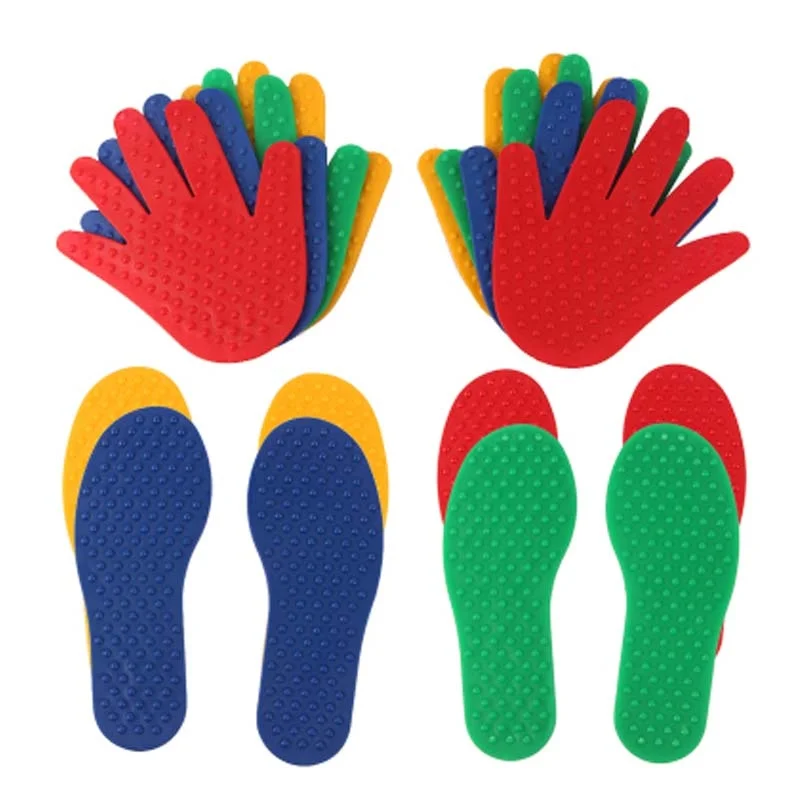 

8Pcs/Set Hand Feet Sport Toy Sensory Play Educational Toys For Children Outdoor Indoor Crawling Jump Activity Kindergarten Prop