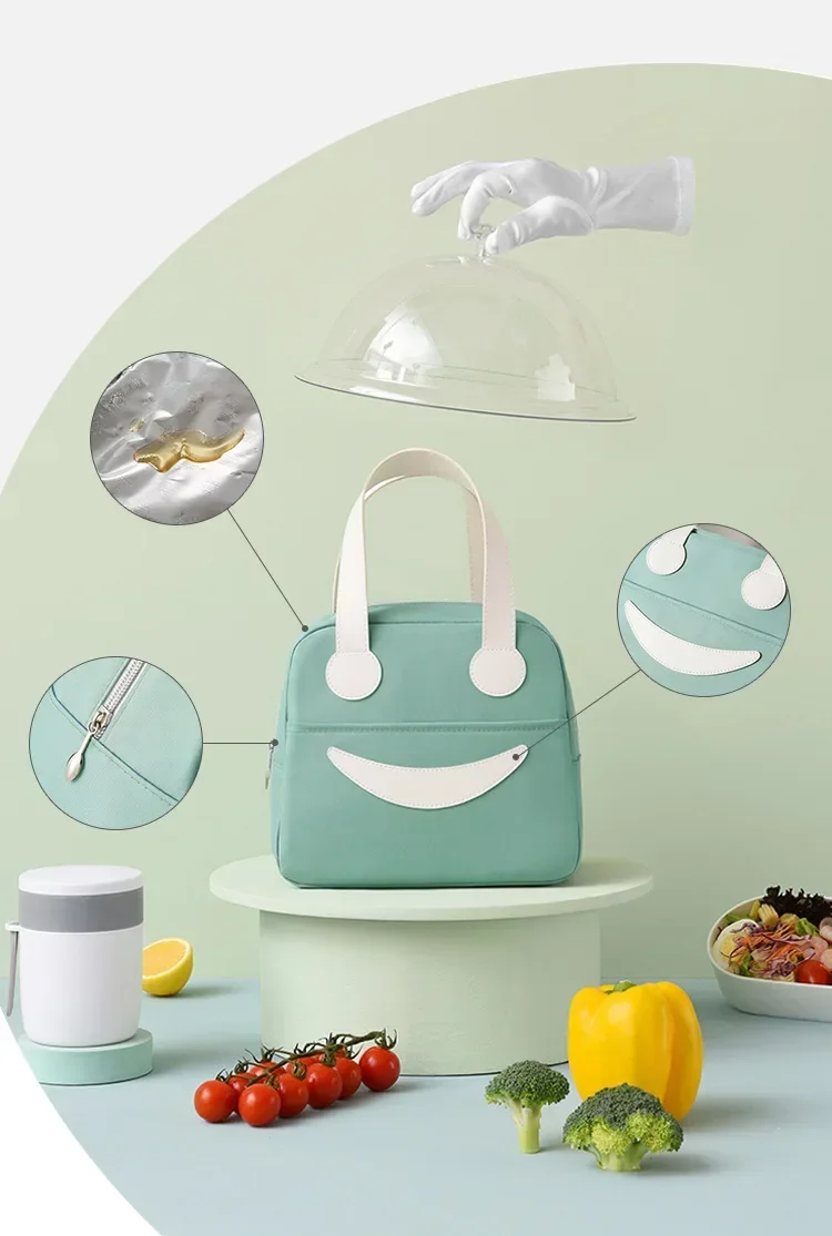 귀여운 방수 절연 도시락 가방 쿨러 백, 온수 및 냉수 팩 쿨러 백, 중국 본토 배낭