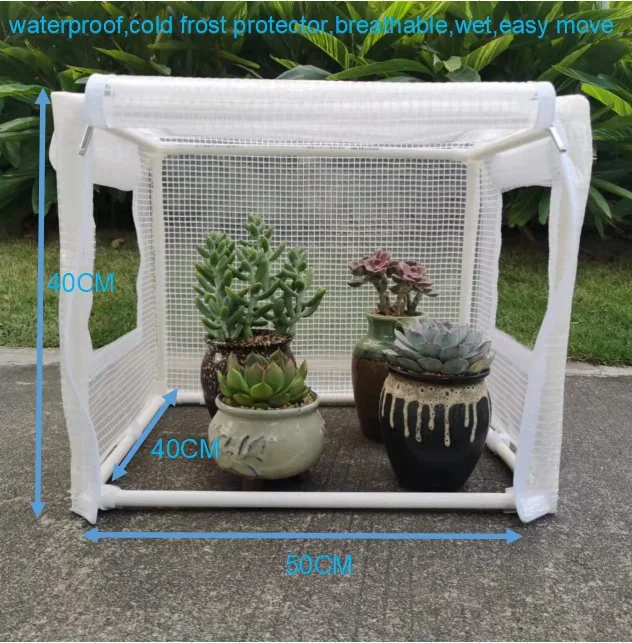 Outdoor Indoor Mini Small Home Backyard Portable Plastic Garden Greenhouse Tent Waterproof Breathable Warm Protector