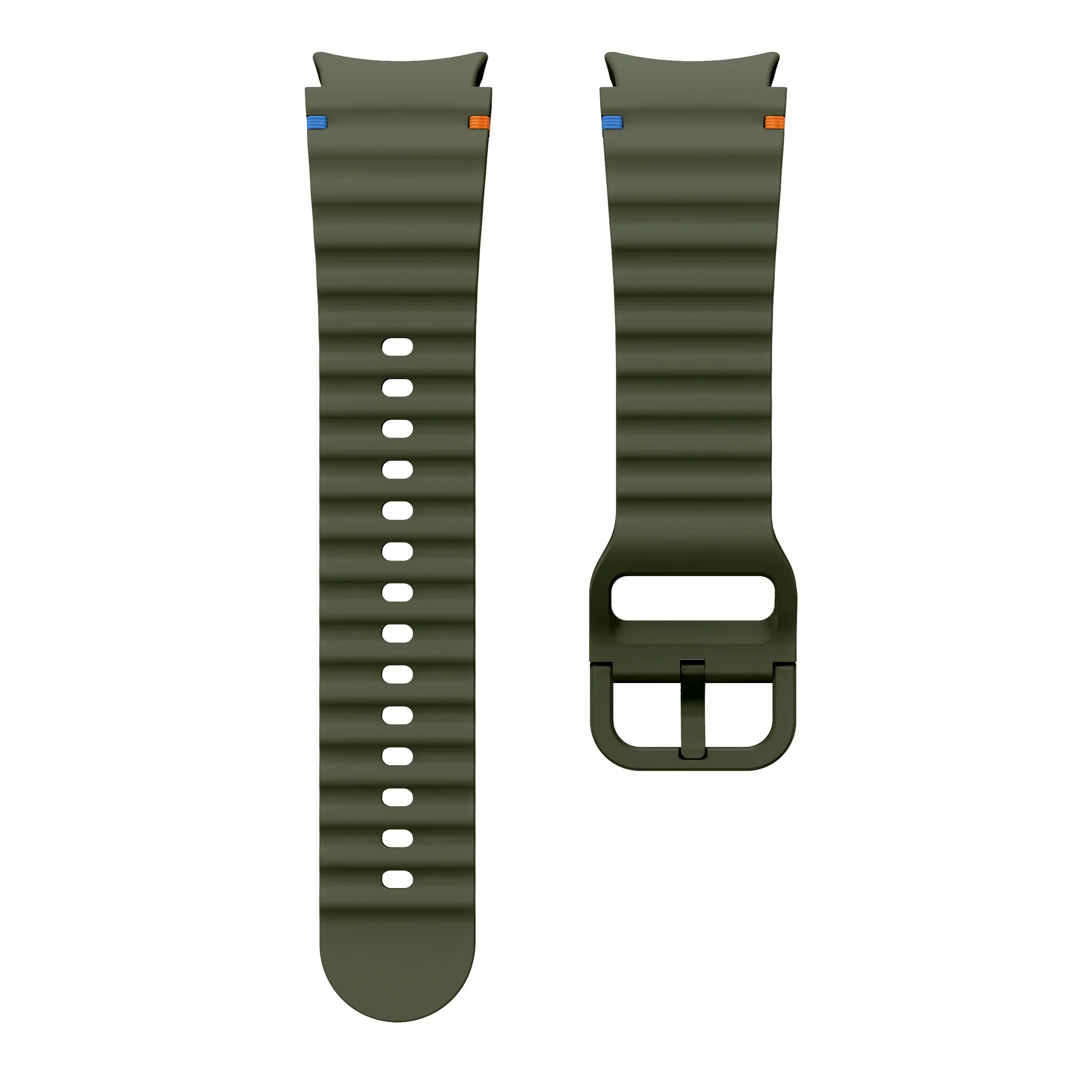 Enhanced Silicone Sports Strap for Smartwatch - Versatile and Durable Design