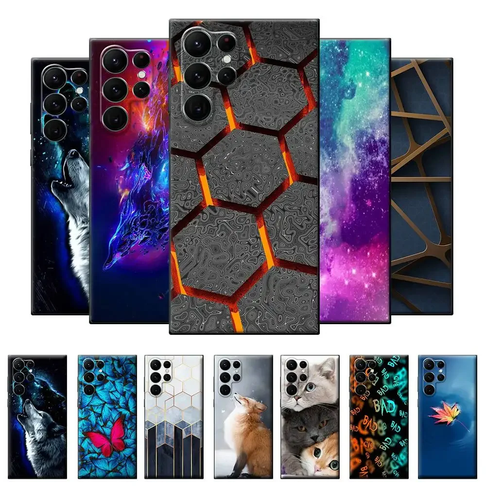 Per Samsung Galaxy S22 Ultra Case Custodia Posteriore Per Animali Per Samsung S22 Paraurti Morbido Ultra Protettivo Per Samsung S22 S22 Plus