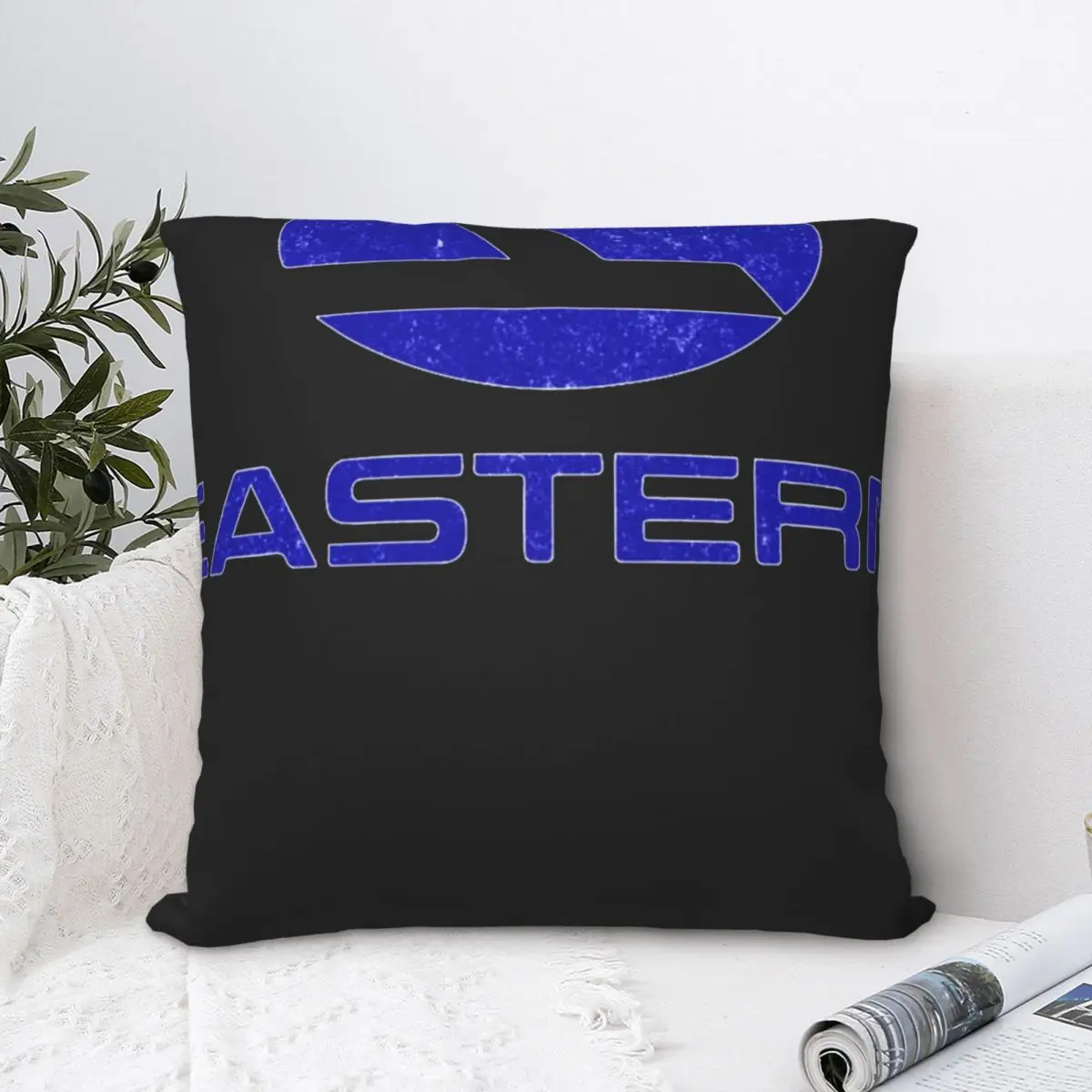 

Eastern Airlines Vintage Logo Square Pillowcase Polyester Pillow Cover Velvet Cushion Decor Comfort Throw Pillow For Home Sofa
