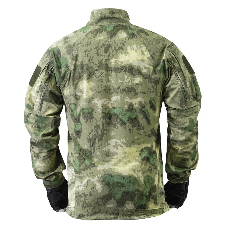 Men Multicam Military Uniform Combat Shirt Tactical Shirt Long Sleeve Paintball Camping Hunting Clothing 5