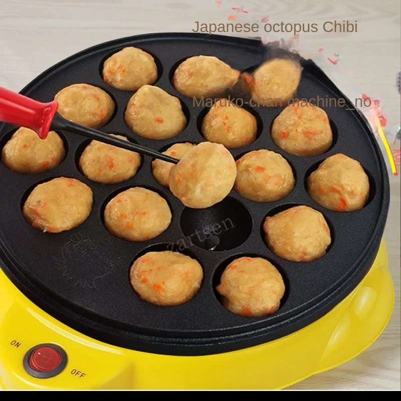 Chibi Maruko Baking Machine takoyaki maker Household Electric Takoyaki Maker Octopus Balls Grill Pan Professional Cooking Tools