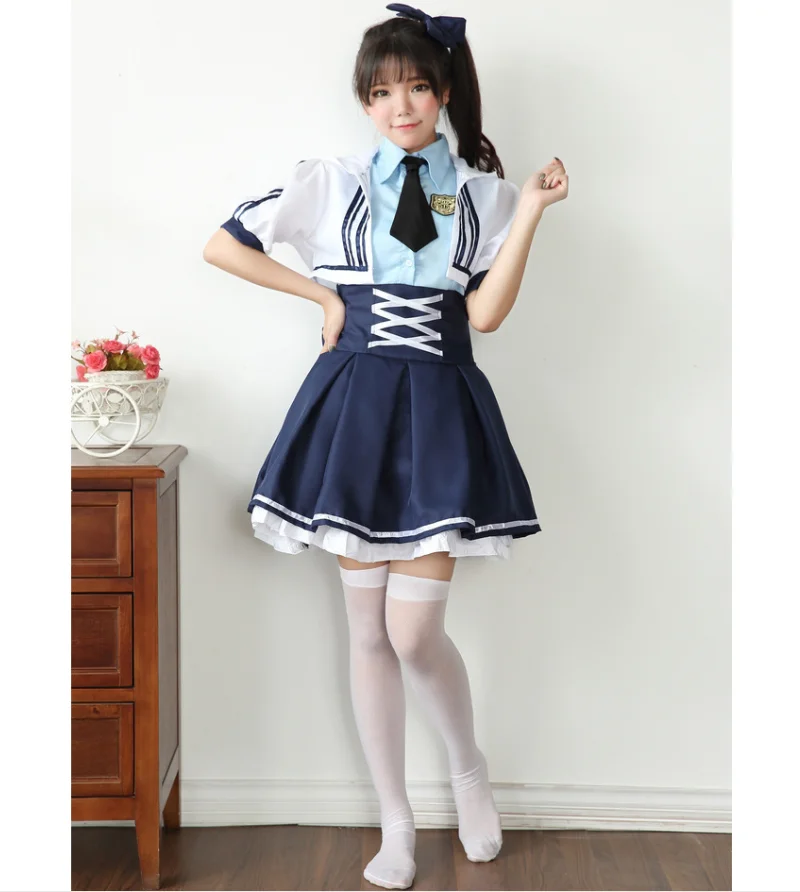

Alice In Wonderland Costume For Women Girls Alice Cosplay Costume Blue Sweet Lolita Maid fantasy halloween costumes for women