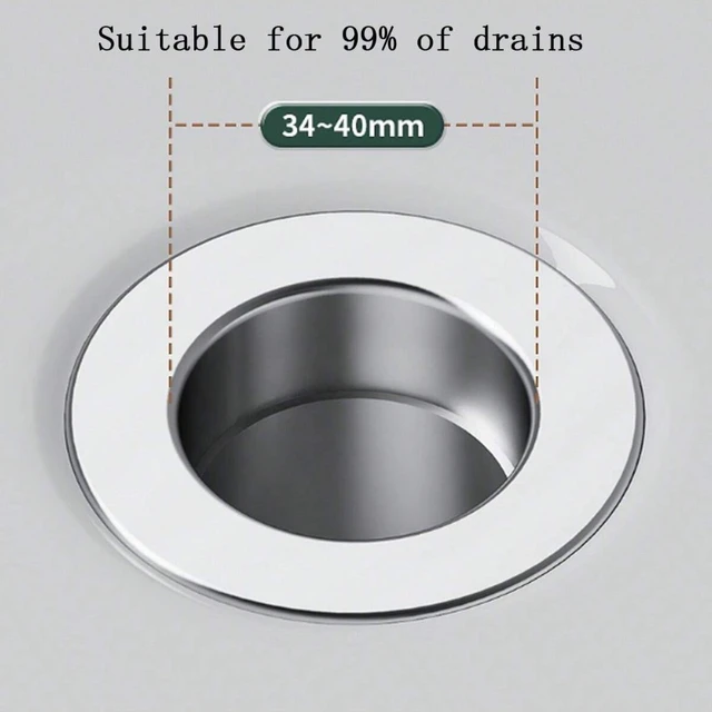 깨끗하고 위생적인 욕실을 위한 스테인레스 스틸 싱크 플러그
