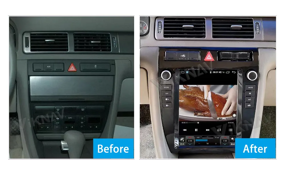 

For AUDI A6 1999-2003 Tesla Style audio 2 din android receiver tesla style auto multimedia DVDplayer