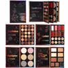 New 55-Color Eyeshadow Palette Lipstick Highlighter Contour Palette Professional Makeup Kit with Shimmer Matte Eye Shadows