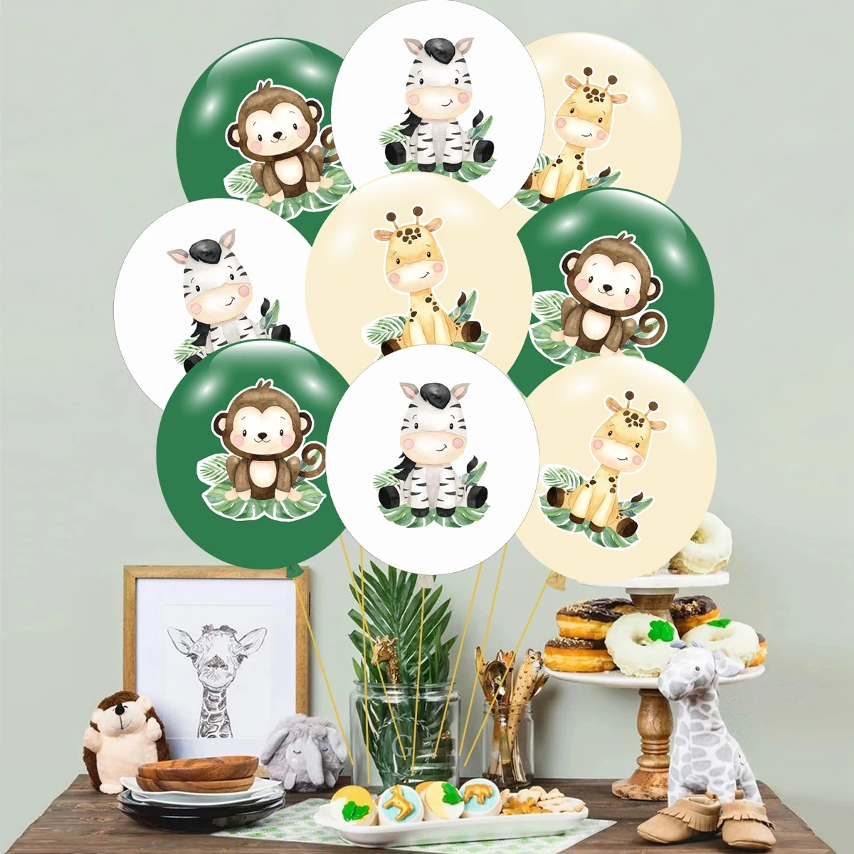 Animal Balloon Zoo Birthday Party Decoration Jungle Safari Animal