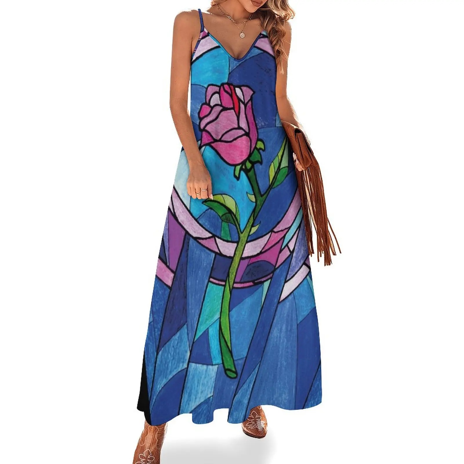 

The rose Sleeveless Dress dresses for official occasions women's summer jumpsuit