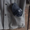Bronson 1940s Collarless Short-Sleeve Shirt Prisoner Of War Stripes Work Shirt 4