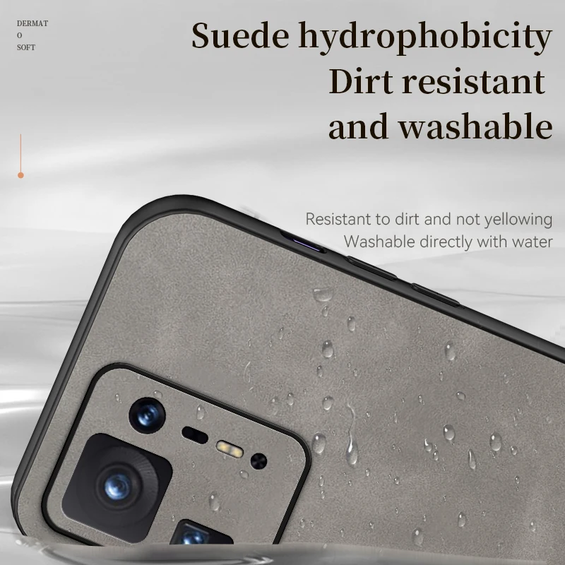 Sheepskin Leather Soft Case with Camera Lens Protection and Shockproof Bumper – Matte Finish