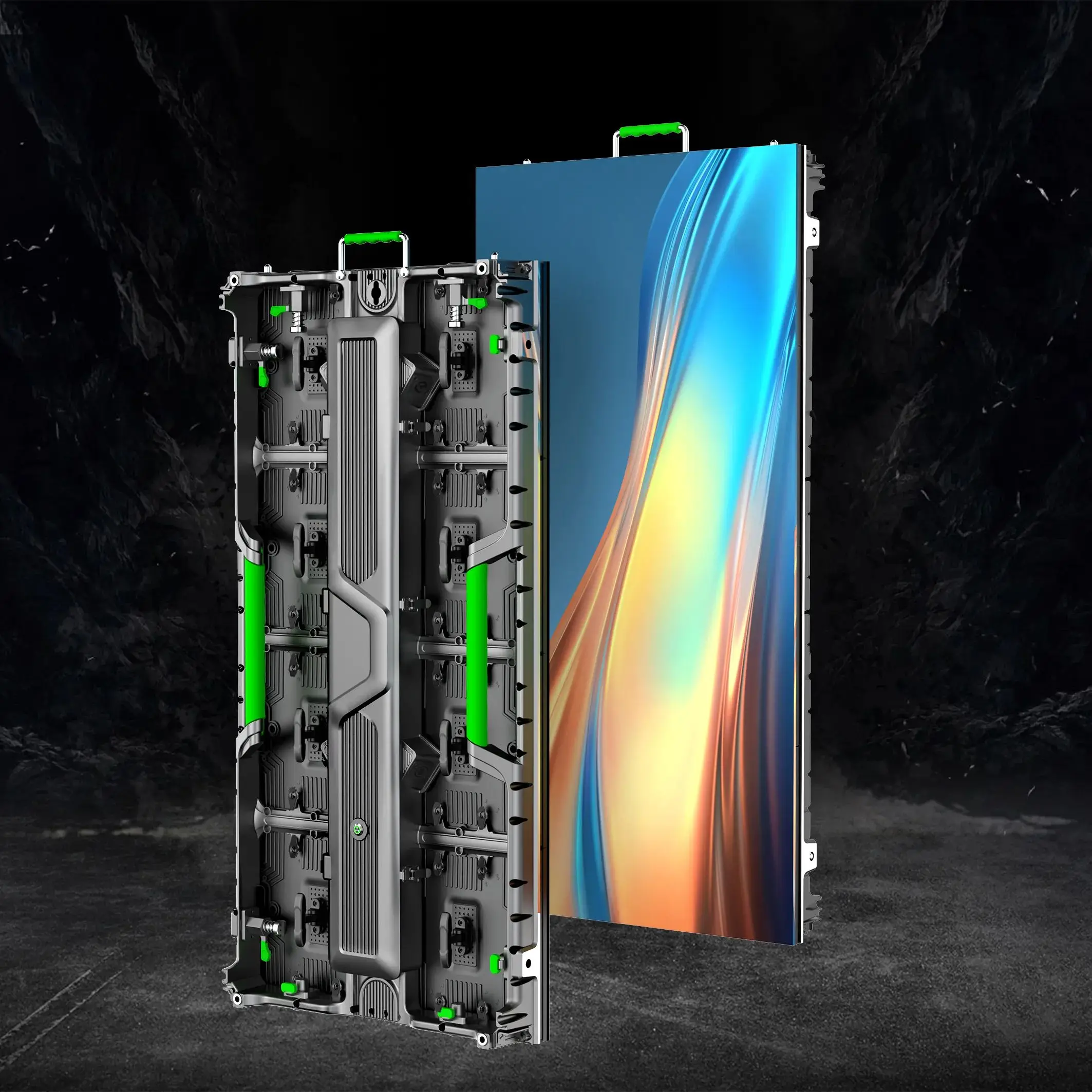 Sistema Completo Di Video Wall A Led Ad Alta Risoluzione P3.91 Display A Led A Noleggio Video Wall A Led Per Interni Economici Per Esterni