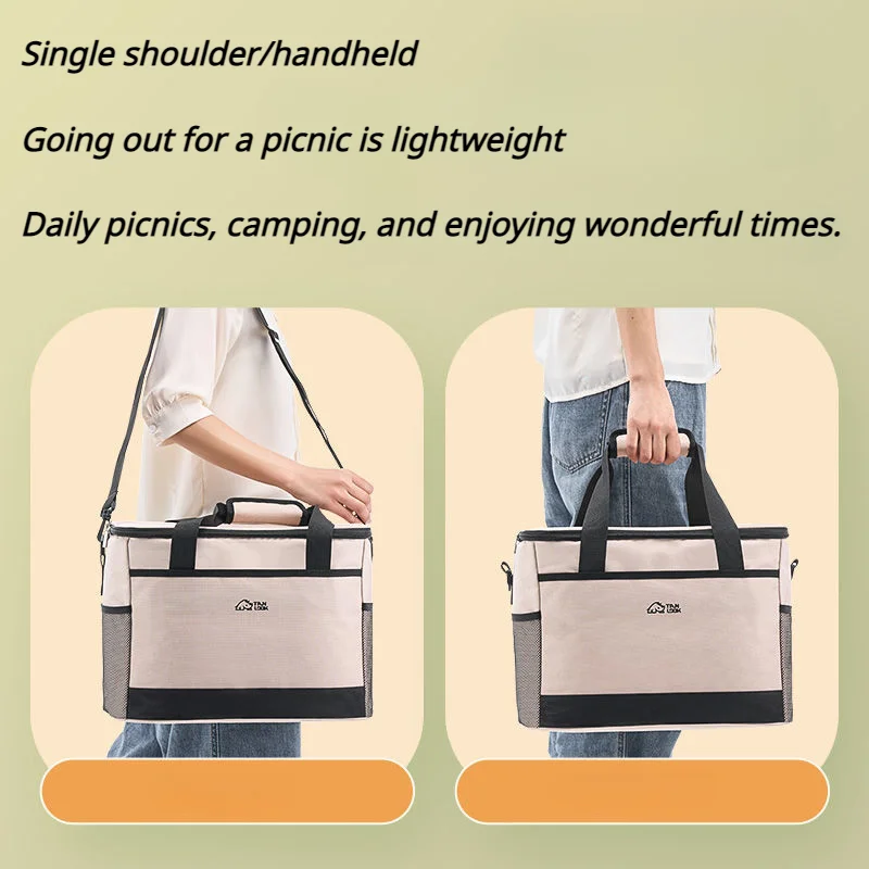 Storage Bag Lunch Bag Lunch Cooler Bag Cooler Bag 30L Picnic Waterproof Thermal For Outdoors