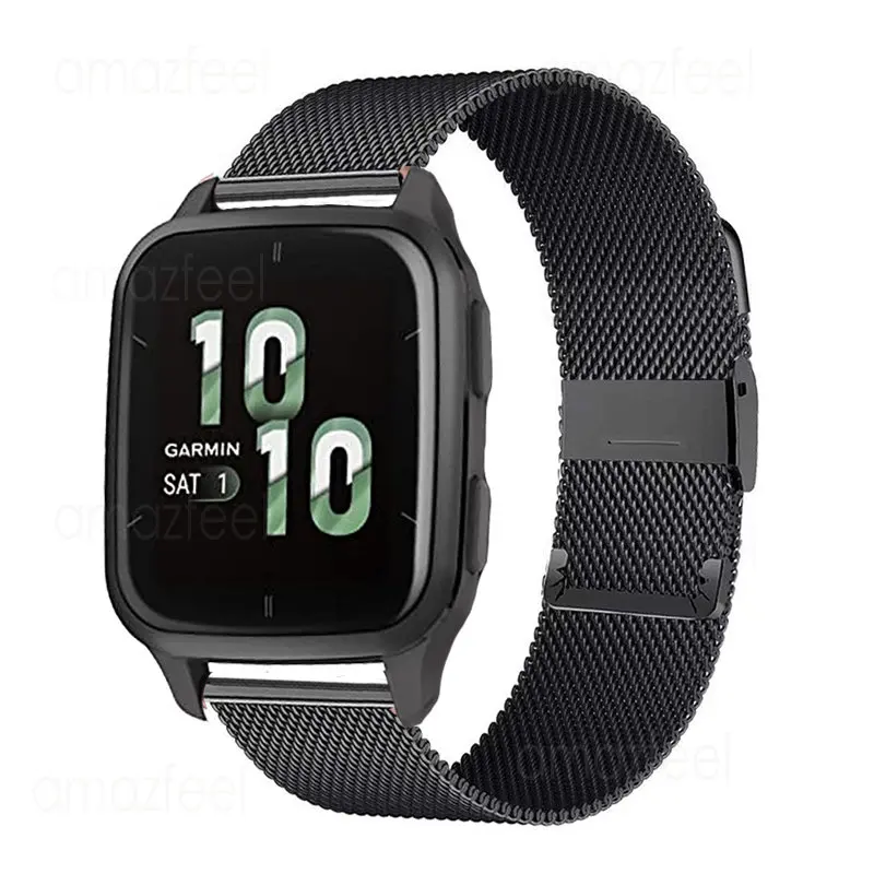 Garmin Venu Sq 2  Ʈ ġ  20mm ݼ  Garmin Venu Sq 2  η ƿ ޽ ð 