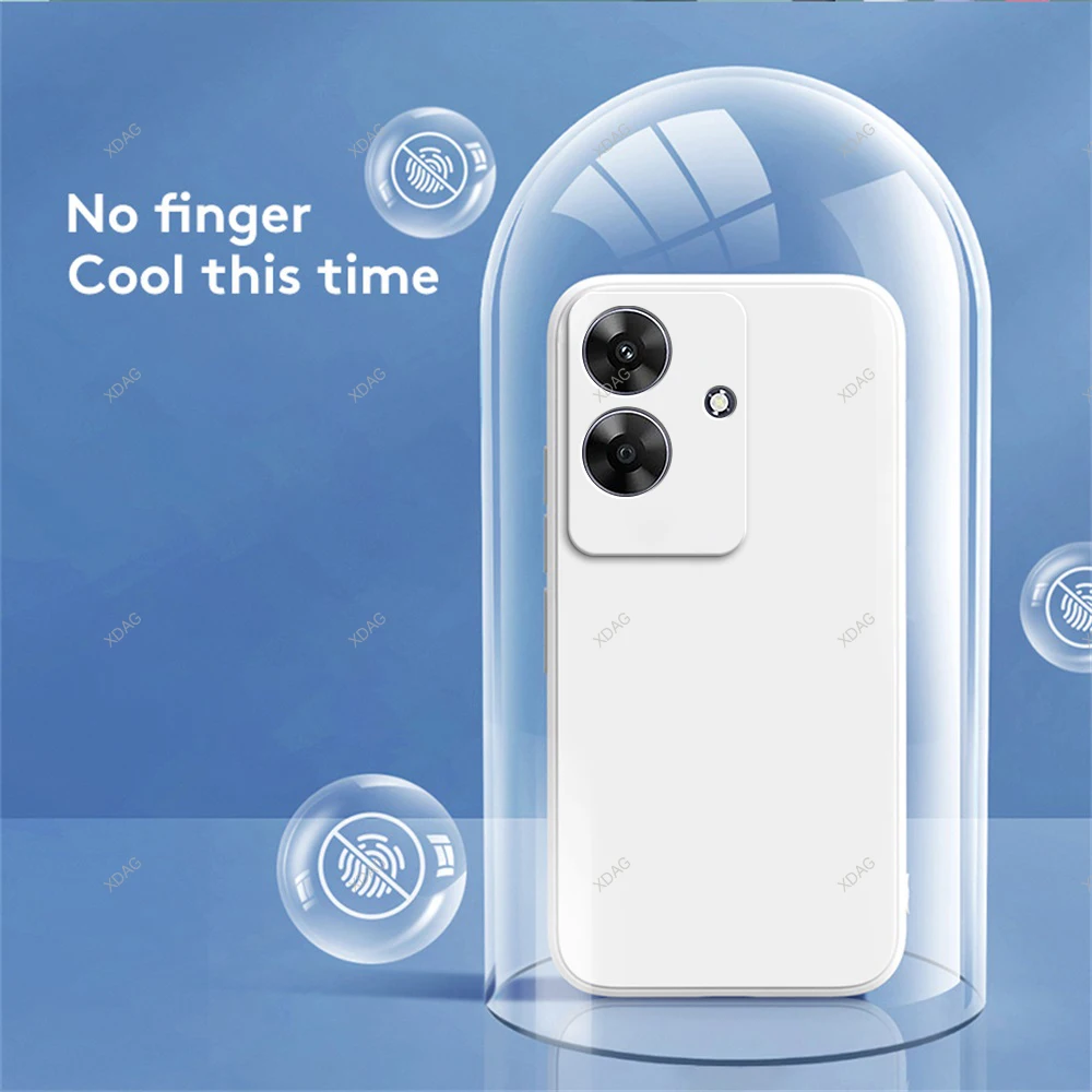 Soft Silicone Solid Color Phone Case - Basic Original Back Cover