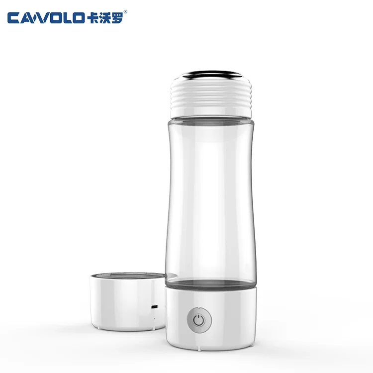 

H2 Rich Hydrogen Water Ionizer Electrolysis Hydrogen Rich Water Glass Rechargeable hydrogen water bottle with inhaler