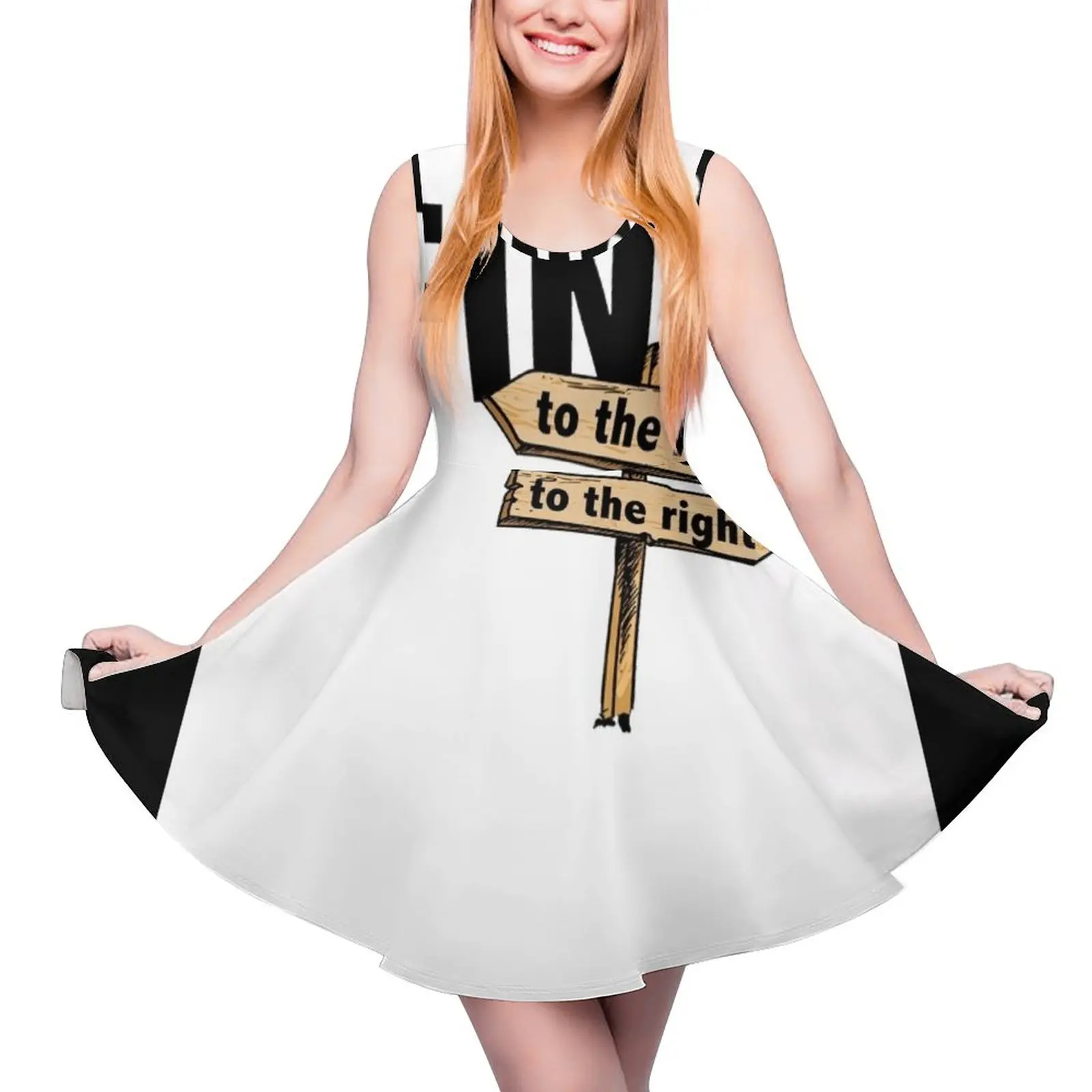 You Got Fins to the Left, Fins to the Right! Sleeveless Dress Dress woman Women long dress