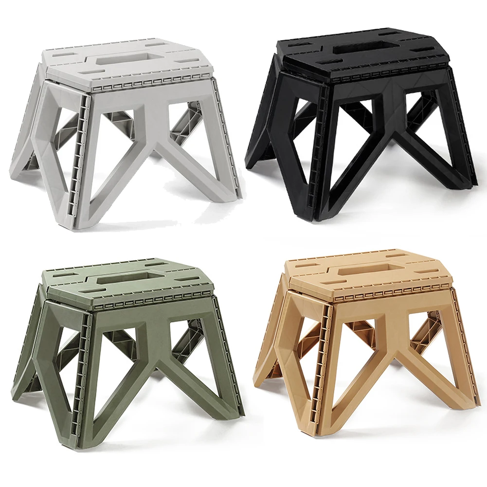 Outdoor Portable Folding Stool Japanese style Camping Square Stools