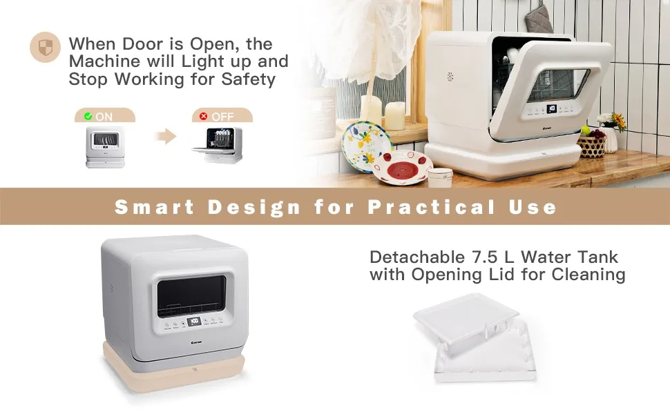 Portable Countertop Dishwasher