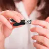 Curved Nail Clippers For Men Anti Splash Fingernail Toenail Clippers Wide Jaw Opening Slanted Long Handle Fingernail Clippers 2