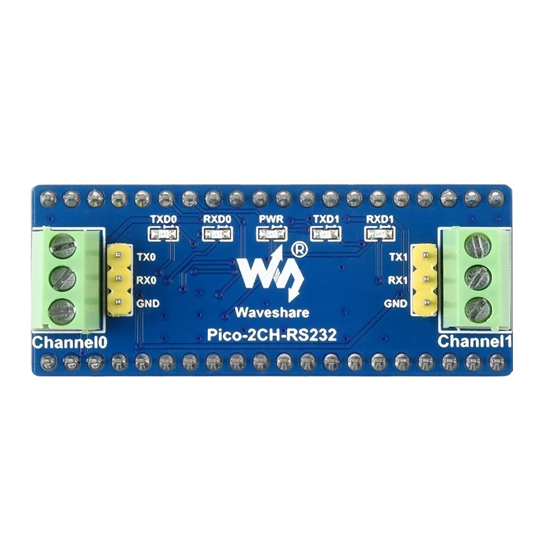 Waveshare 2-Channel RS232 Module For Raspberry Pi Pico SP3232EEN Transceiver UART To RS232