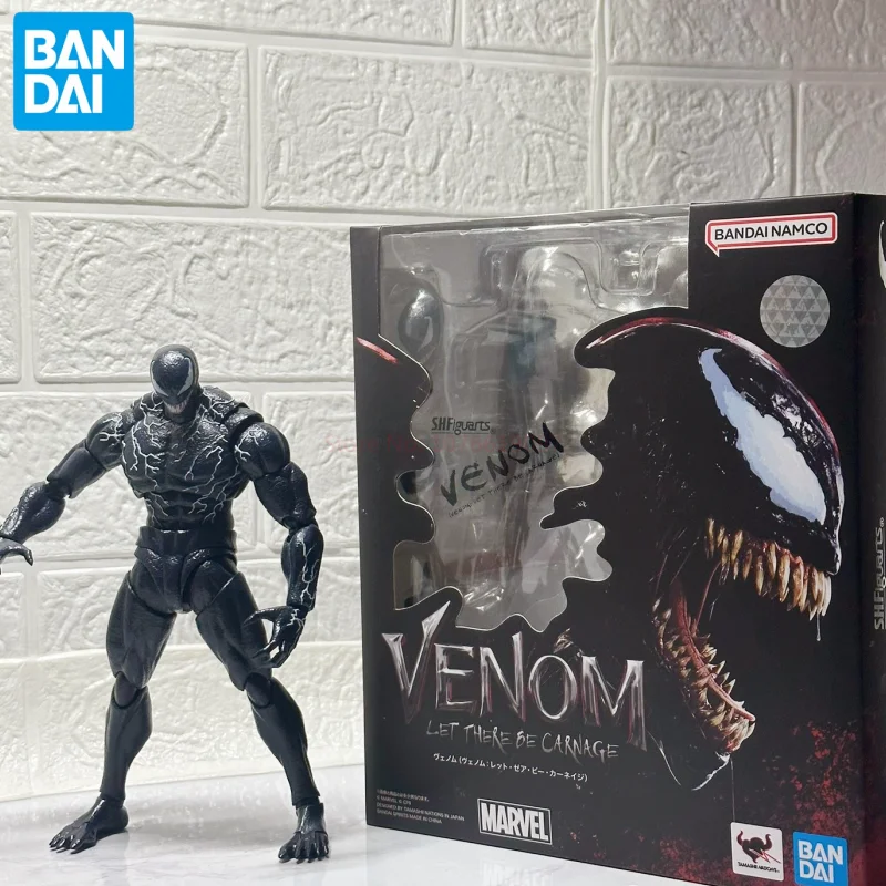 

Оригинальная коробка в наличии Bandai S.H. Фигуртс Веном, дайте им карнидж Веном, аниме экшн-фигурка, Готовая модель, набор игрушек в подарок