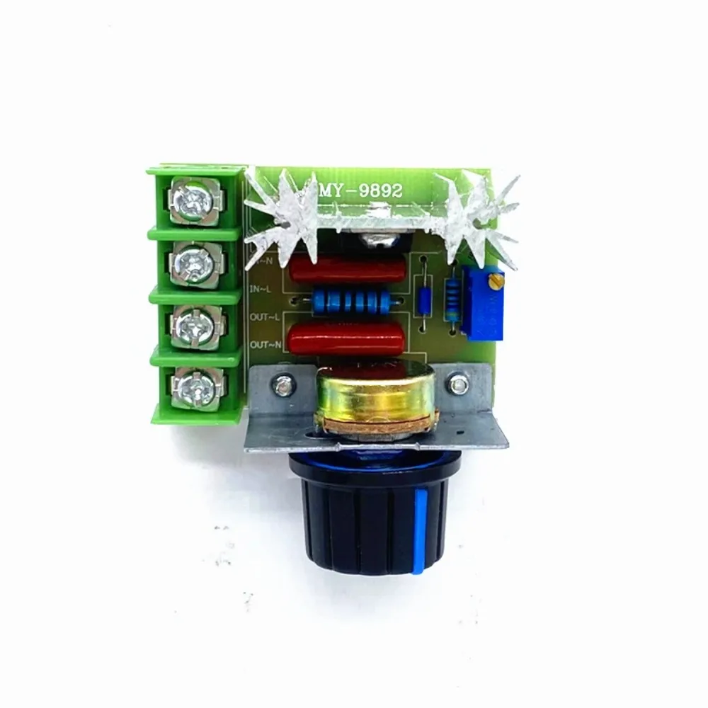 Voltage Regulator AC 220V 2000W SCR Voltage Regulator Dimming Dimmers Motor Speed Controller Thermostat Electronic Voltage Regulator Module