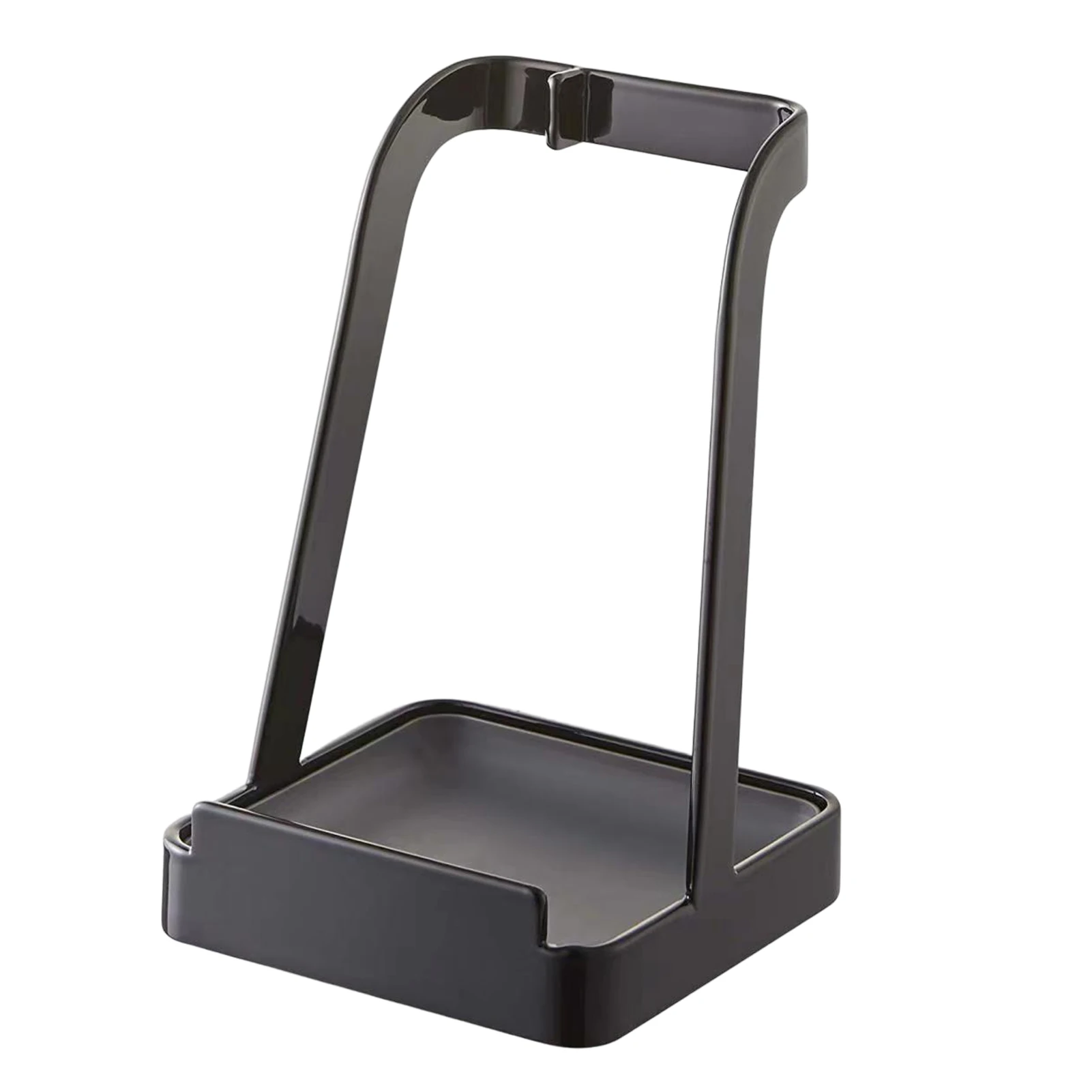 

Прочный Настольный органайзер, лопатка для кухни, черная, белая, настольная сковородка, практичный держатель крышки