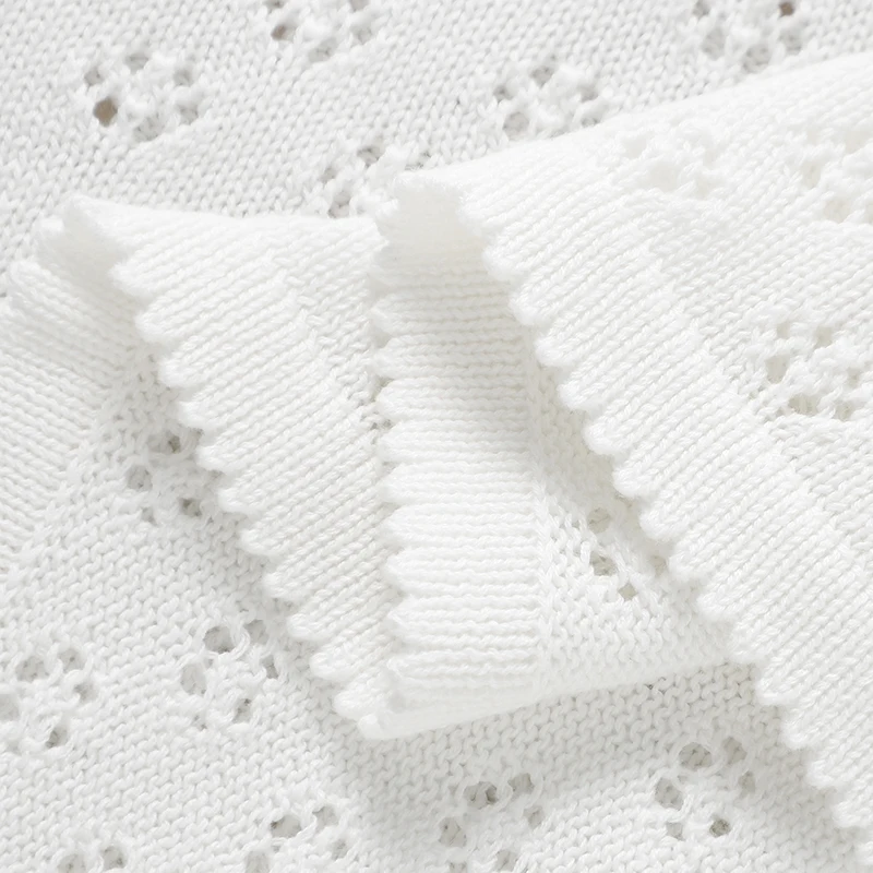 Coperte per Neonati in Cotone 90*70cm, Leggere, per Bambini e Bambine, Avvolgenti per Passeggino, Traspiranti, Copertine per Neonati - immagine 4