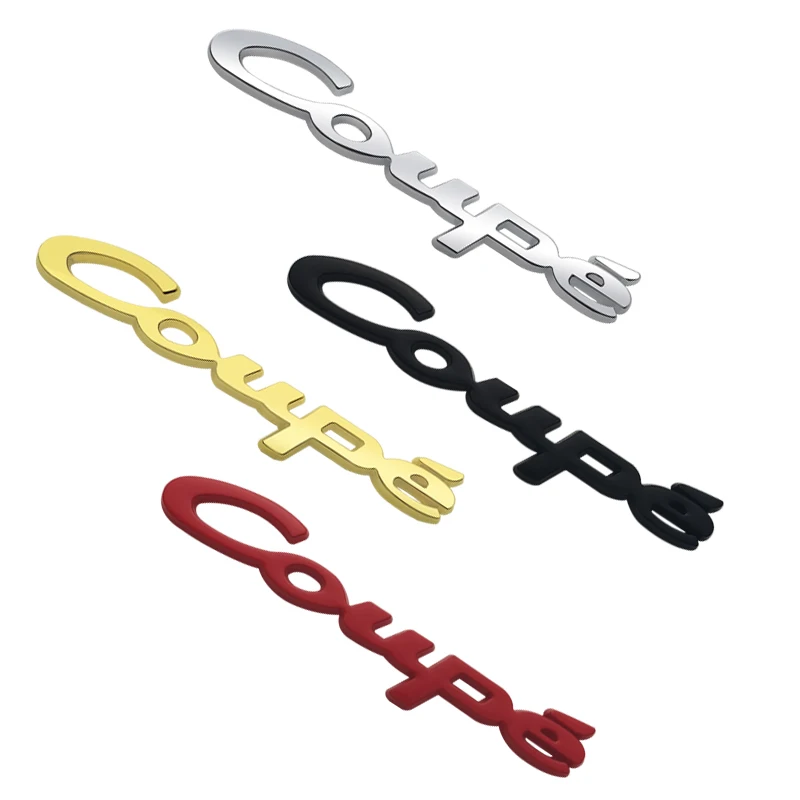 Emblema Auto Metallo Coupé Badge Logo Body Decalcomanie Adesivo Per Bmw Mercedes Benz Amg Vw Renault Peugeot Seat Skoda Accessori Auto