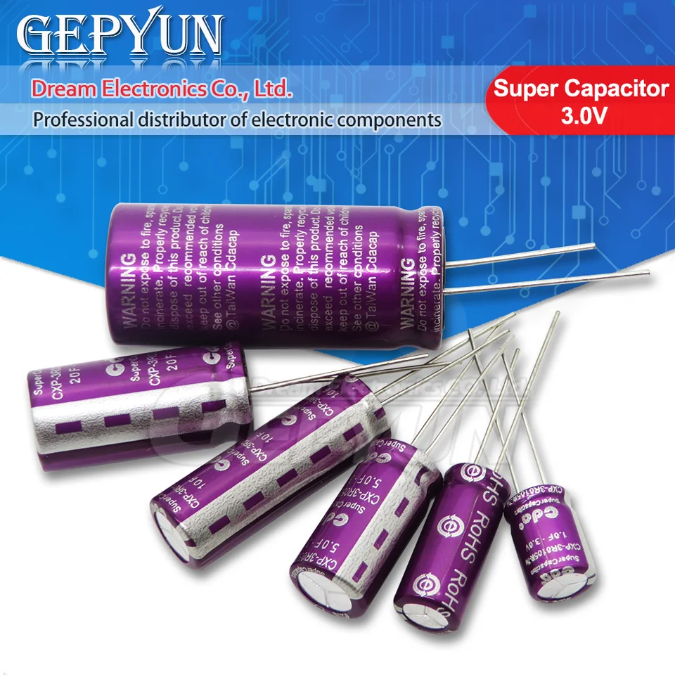 3V 50F Farad Supercapacitor For State Grid Electricity Meter - Supercapacitor Manufacturer in China