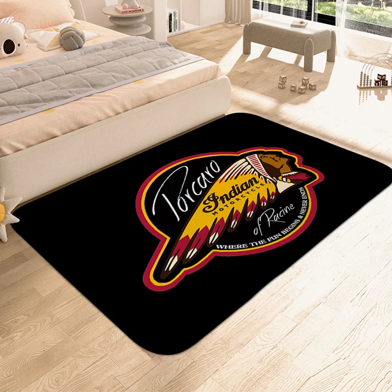 

Non Slip Carpet for Bedroom Indians Hallway Bathroom Mat Modern Home Decoration Sleeping Room Rugs Funny Doormat Entrance Door