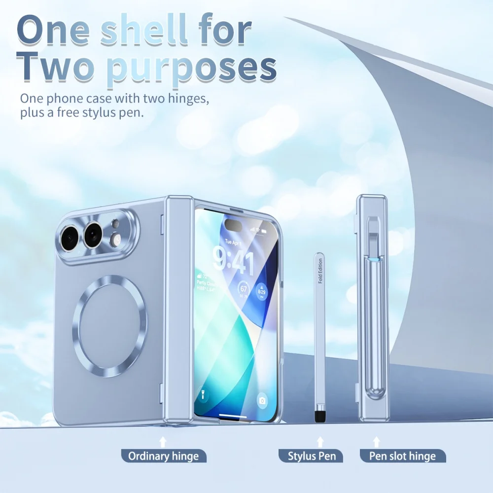 Premium Magnetic Protective Phone Case with Front Screen Tempered Film